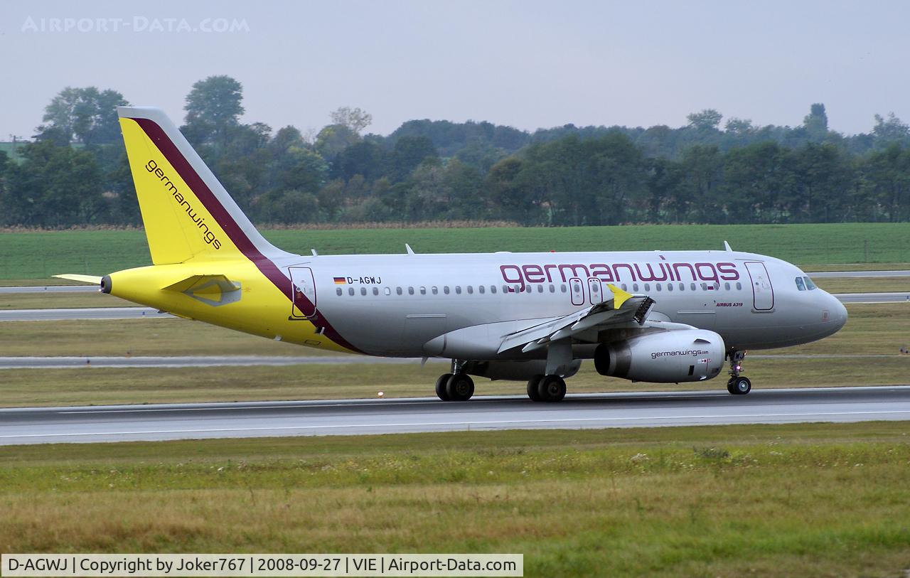 D-AGWJ, 2008 Airbus A319-132 C/N 3375, Germanwings Airbus A319-132