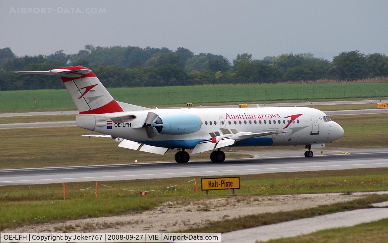 OE-LFH, 1995 Fokker 70 (F-28-0070) C/N 11554, Austrian arrows Fokker F-70