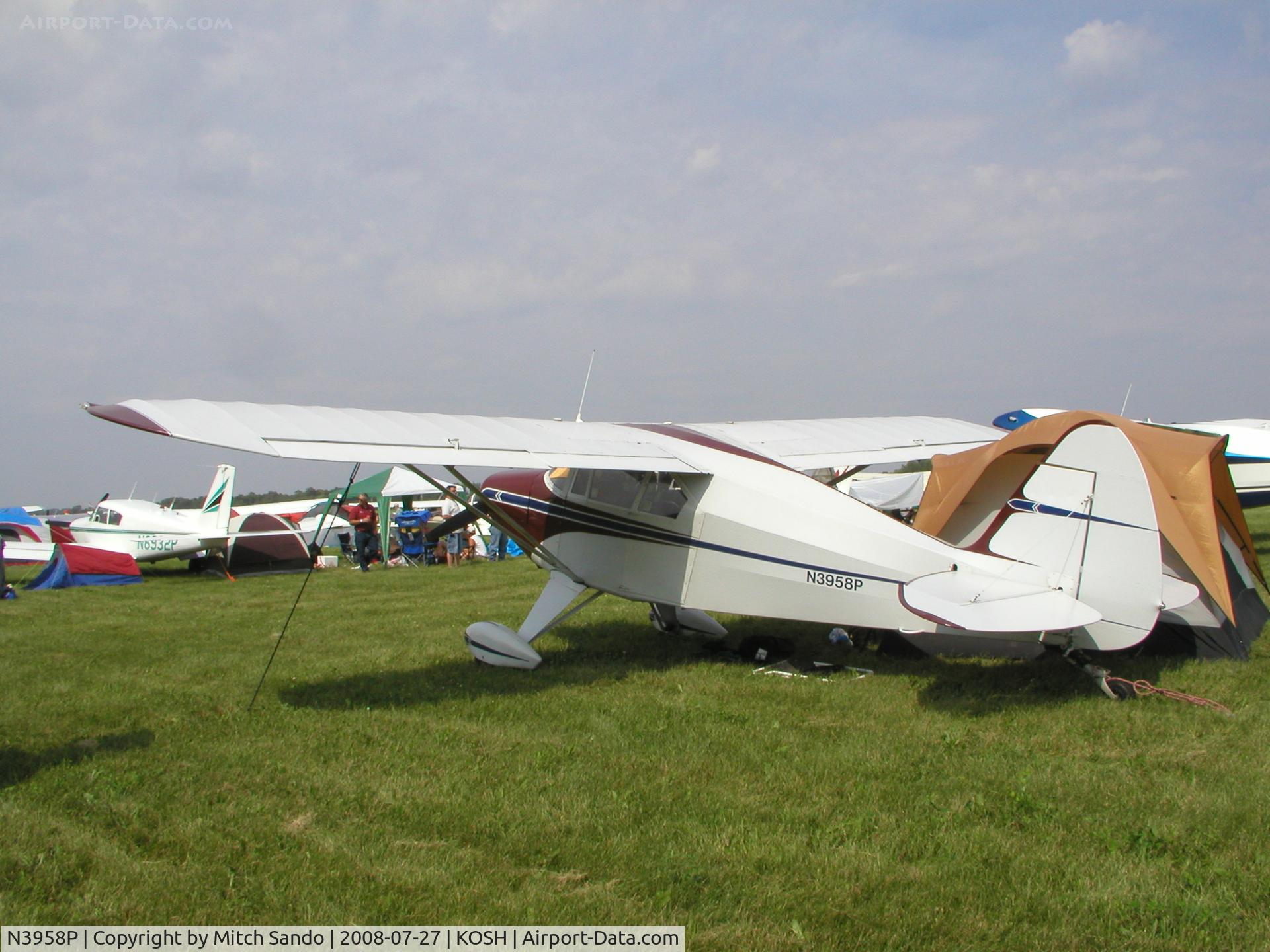 N3958P, 1956 Piper PA-22-150 Tri-Pacer C/N 22-3636, EAA AirVenture 2008.