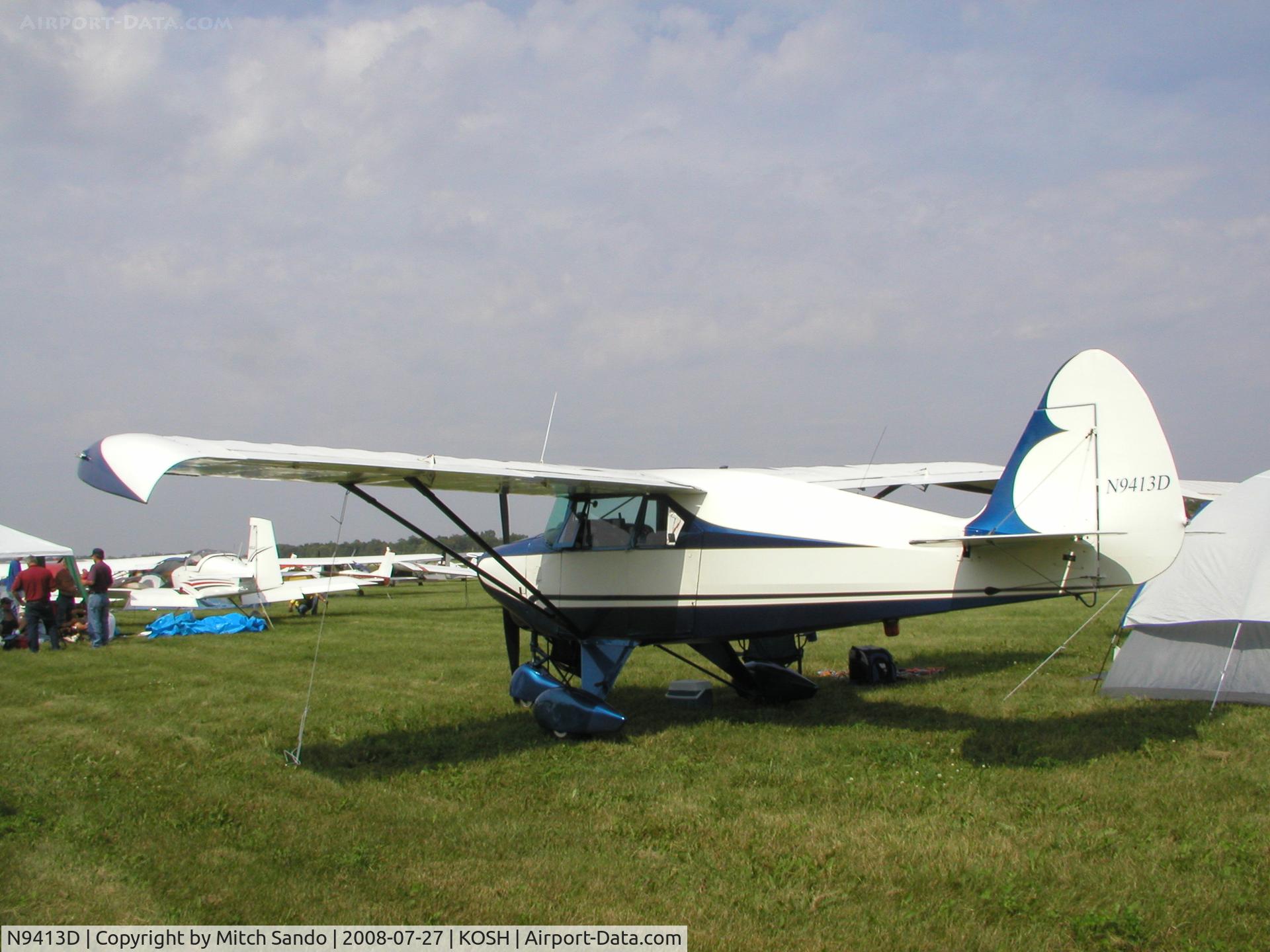N9413D, 1958 Piper PA-22-160 Tri Pacer C/N 22-6387, EAA AirVenture 2008.
