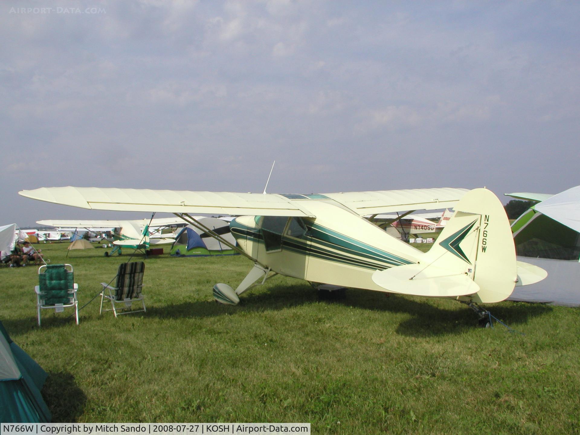 N766W, 1960 Piper PA-22-150 C/N 22-7295, EAA AirVenture 2008.