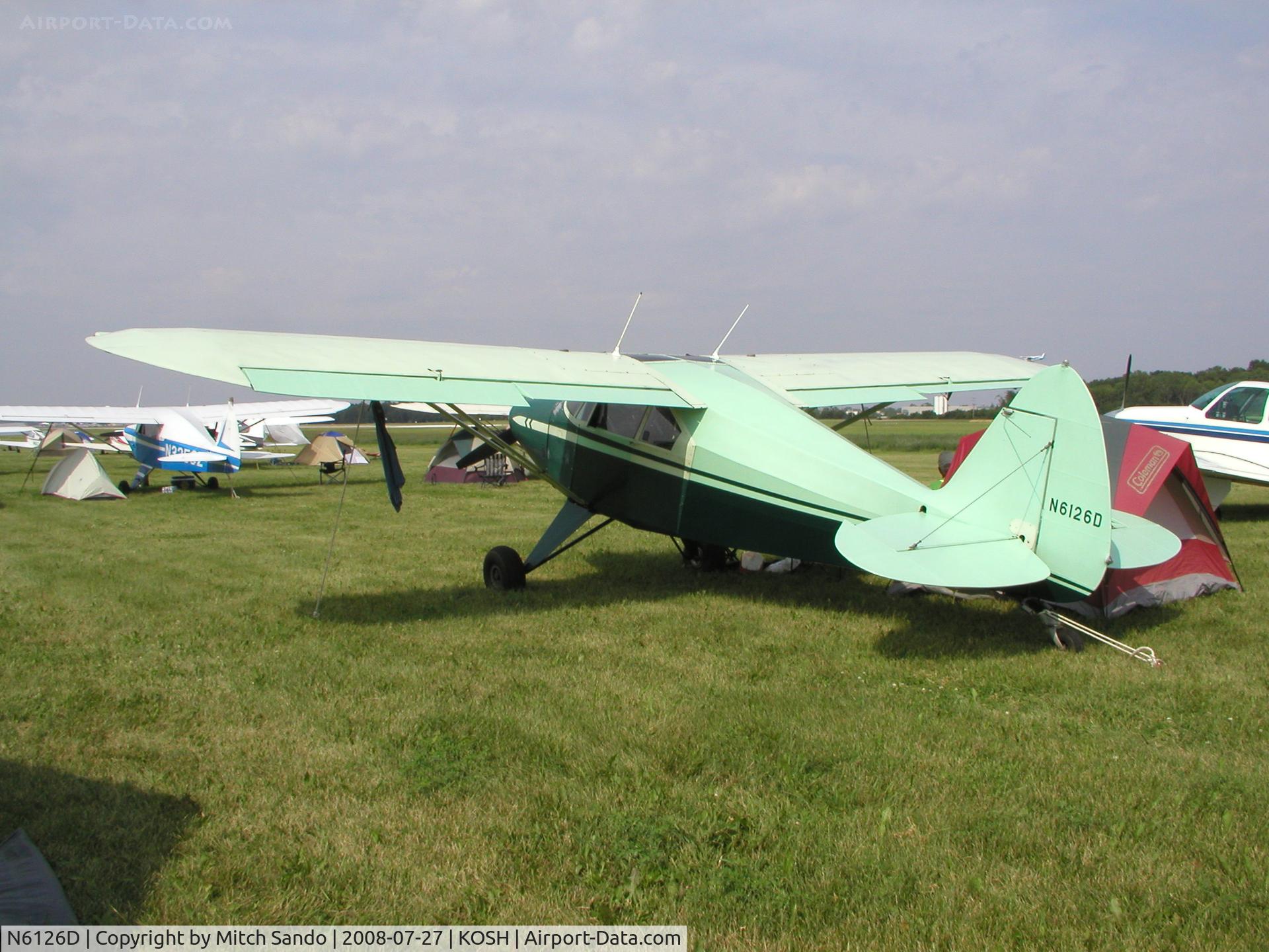 N6126D, 1957 Piper PA-22-150 Tri-Pacer C/N 22-4770, EAA AirVenture 2008.