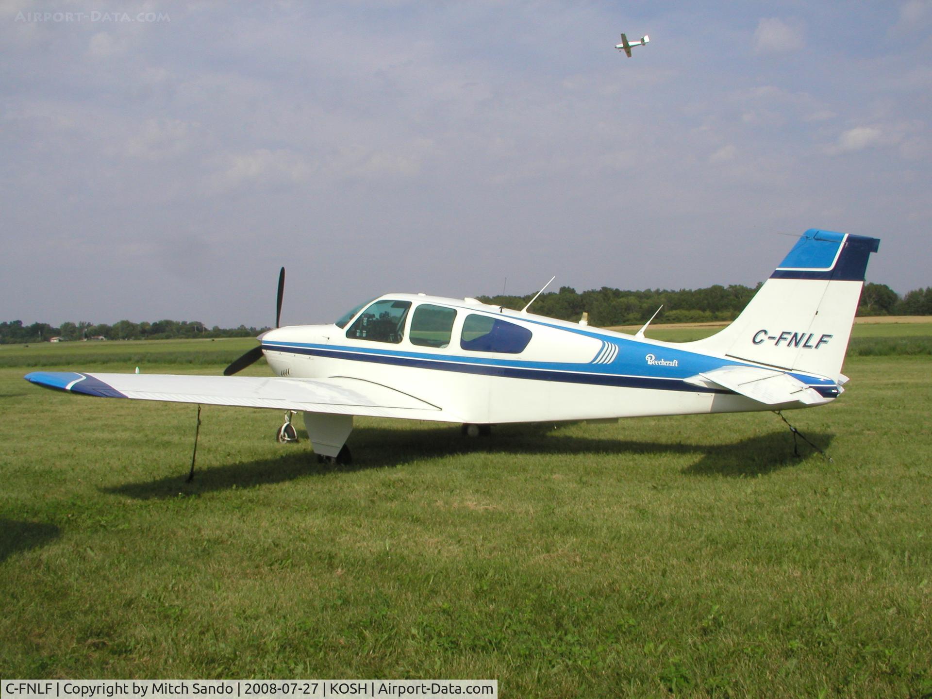 C-FNLF, 1960 Beech 35-A33 Debonair C/N CD-253, EAA AirVenture 2008.