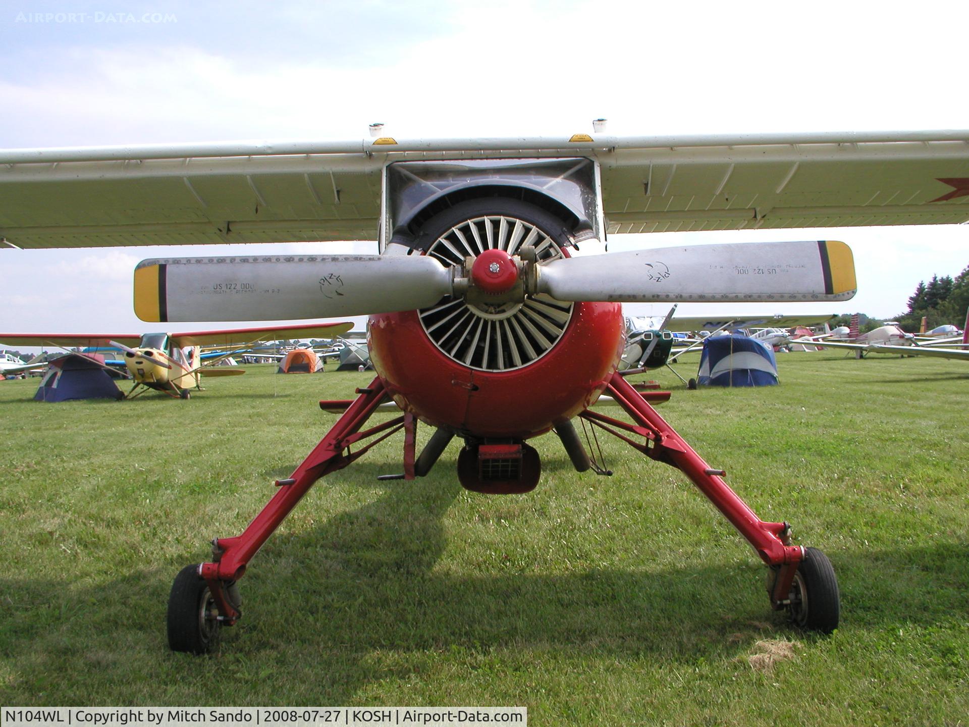 N104WL, 1969 PZL-Okecie PZL-104 Wilga 35A C/N 48042, EAA AirVenture 2008.