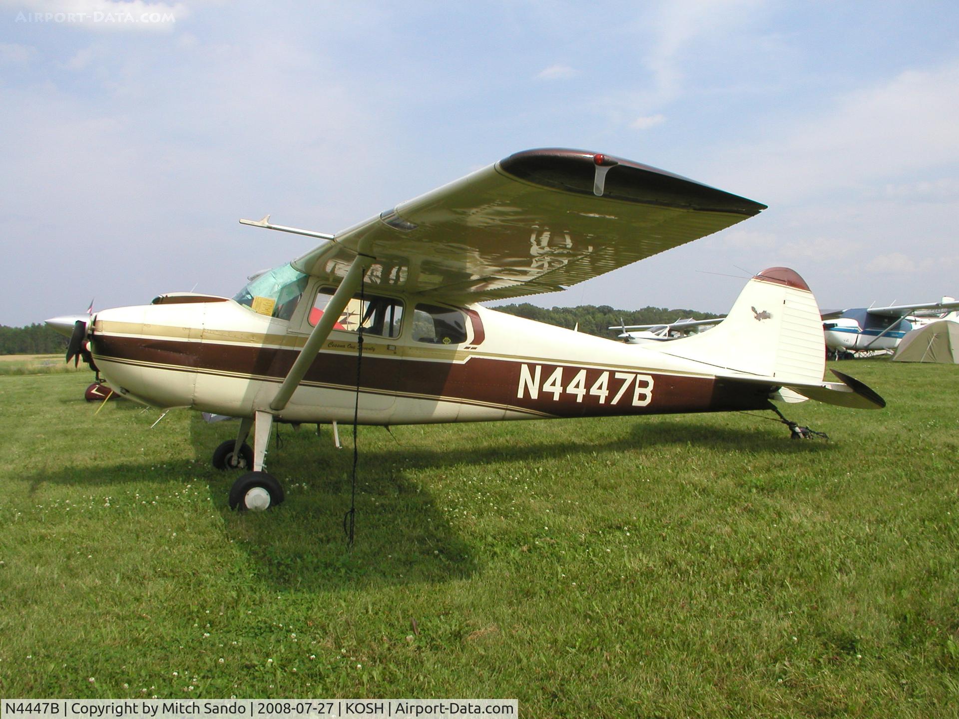 N4447B, 1955 Cessna 170B C/N 26791, EAA AirVenture 2008.