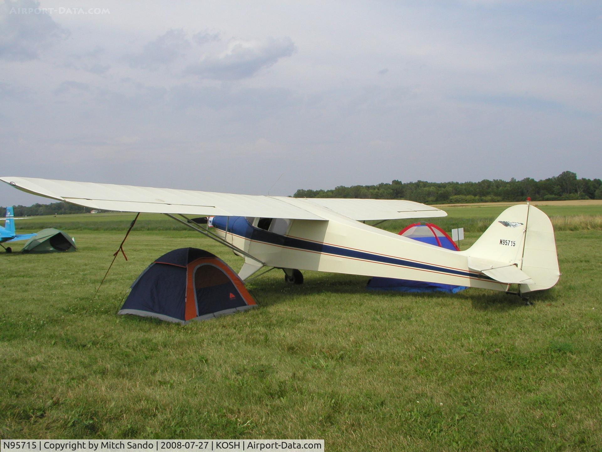 N95715, 1946 Taylorcraft BC12-D C/N 8015, EAA AirVenture 2008.
