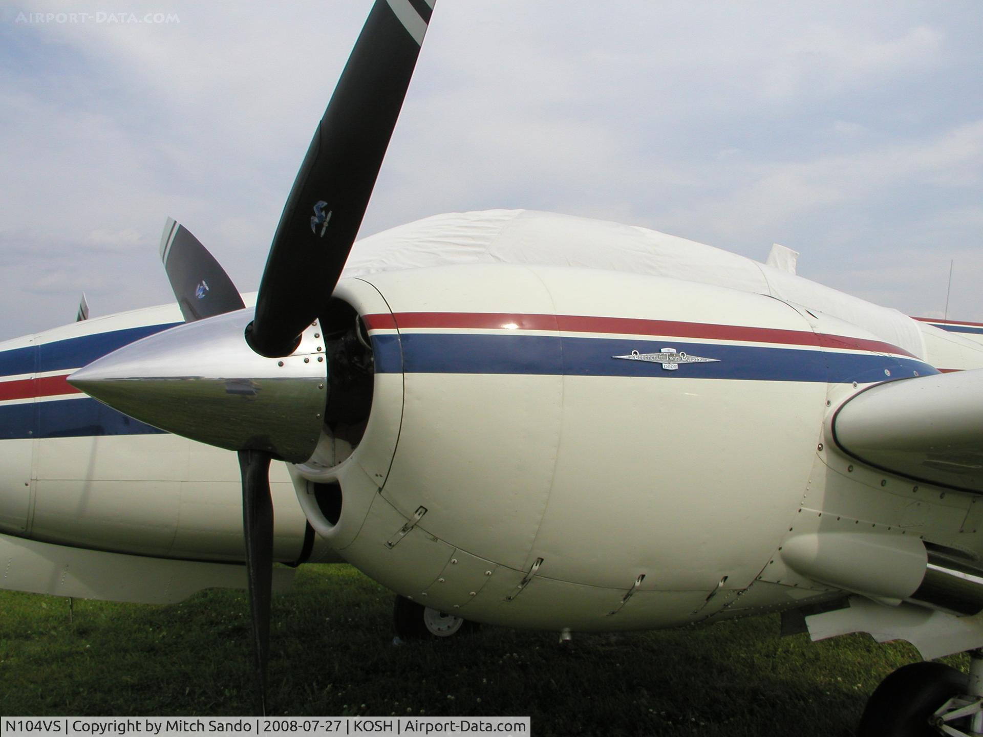 N104VS, 1961 Beech D50E Twin Bonanza C/N DH-320, EAA AirVenture 2008.