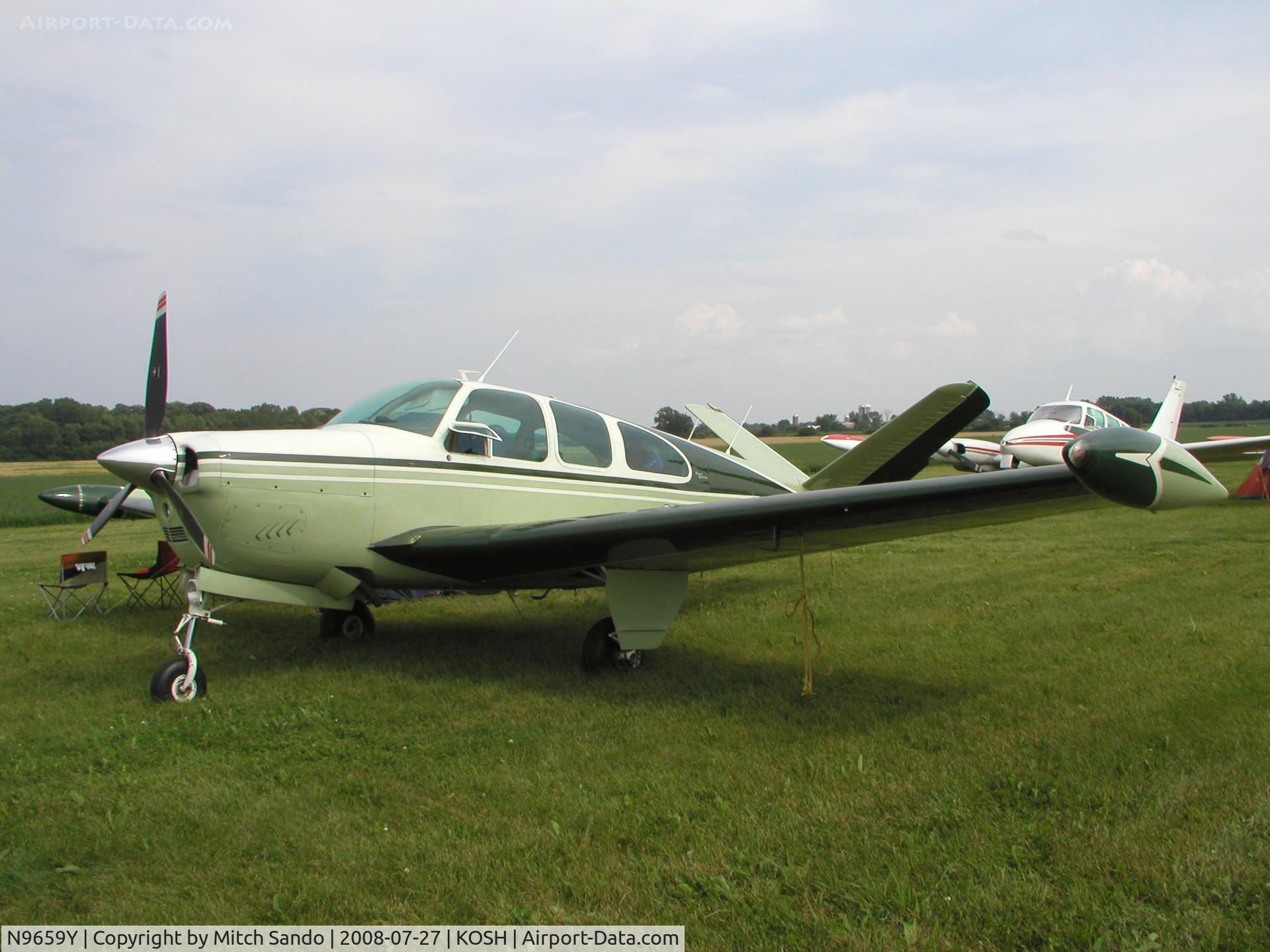 N9659Y, 1962 Beech P35 Bonanza C/N D-7076, EAA AirVenture 2008.