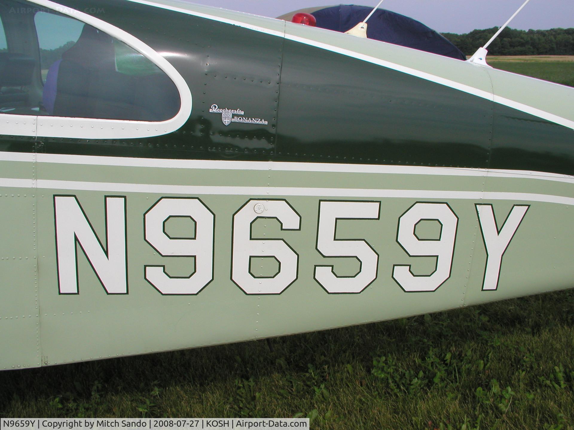 N9659Y, 1962 Beech P35 Bonanza C/N D-7076, EAA AirVenture 2008.