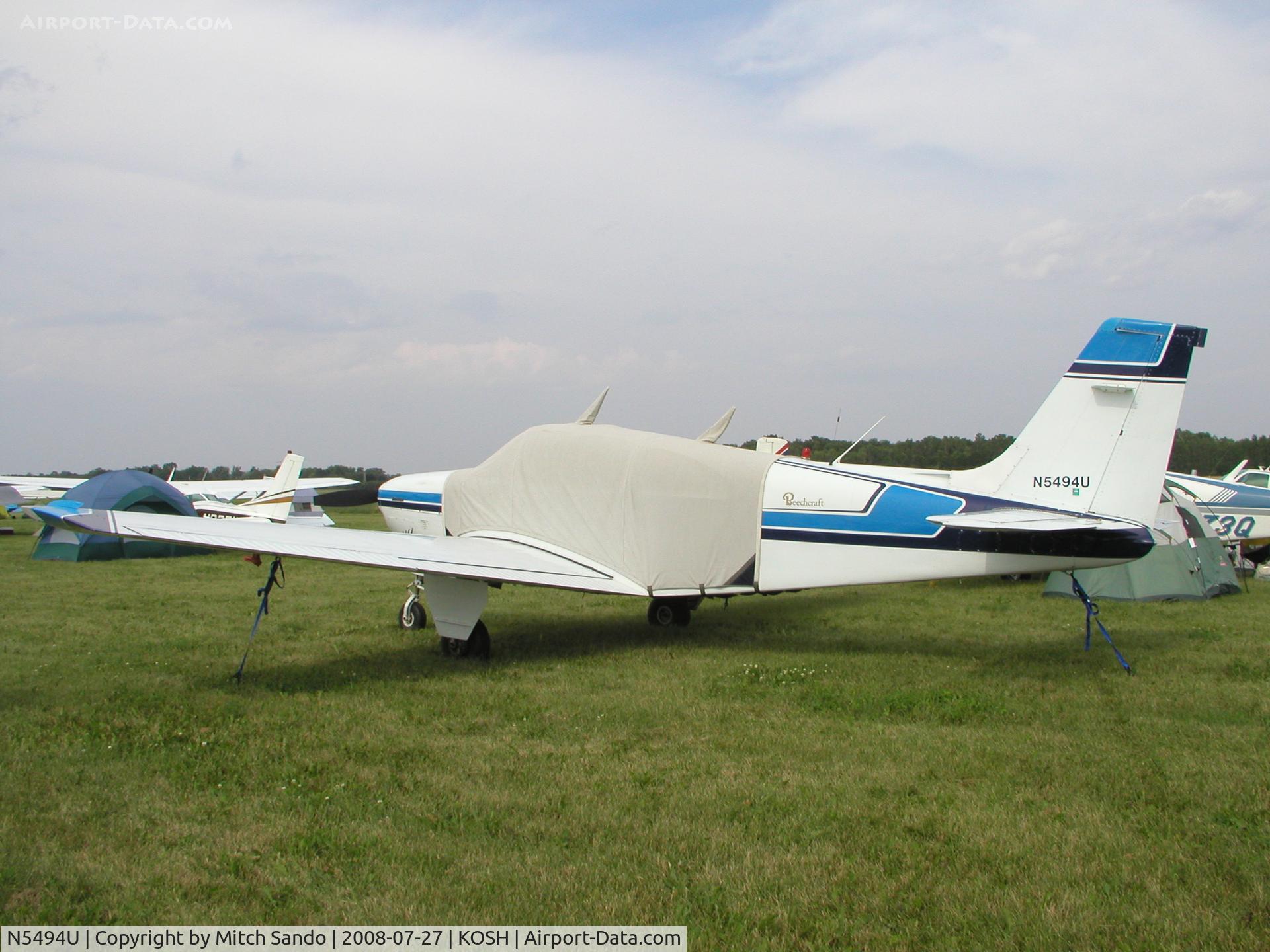 N5494U, 1967 Beech 35-C33 Debonair C/N CD-1109, EAA AirVenture 2008.