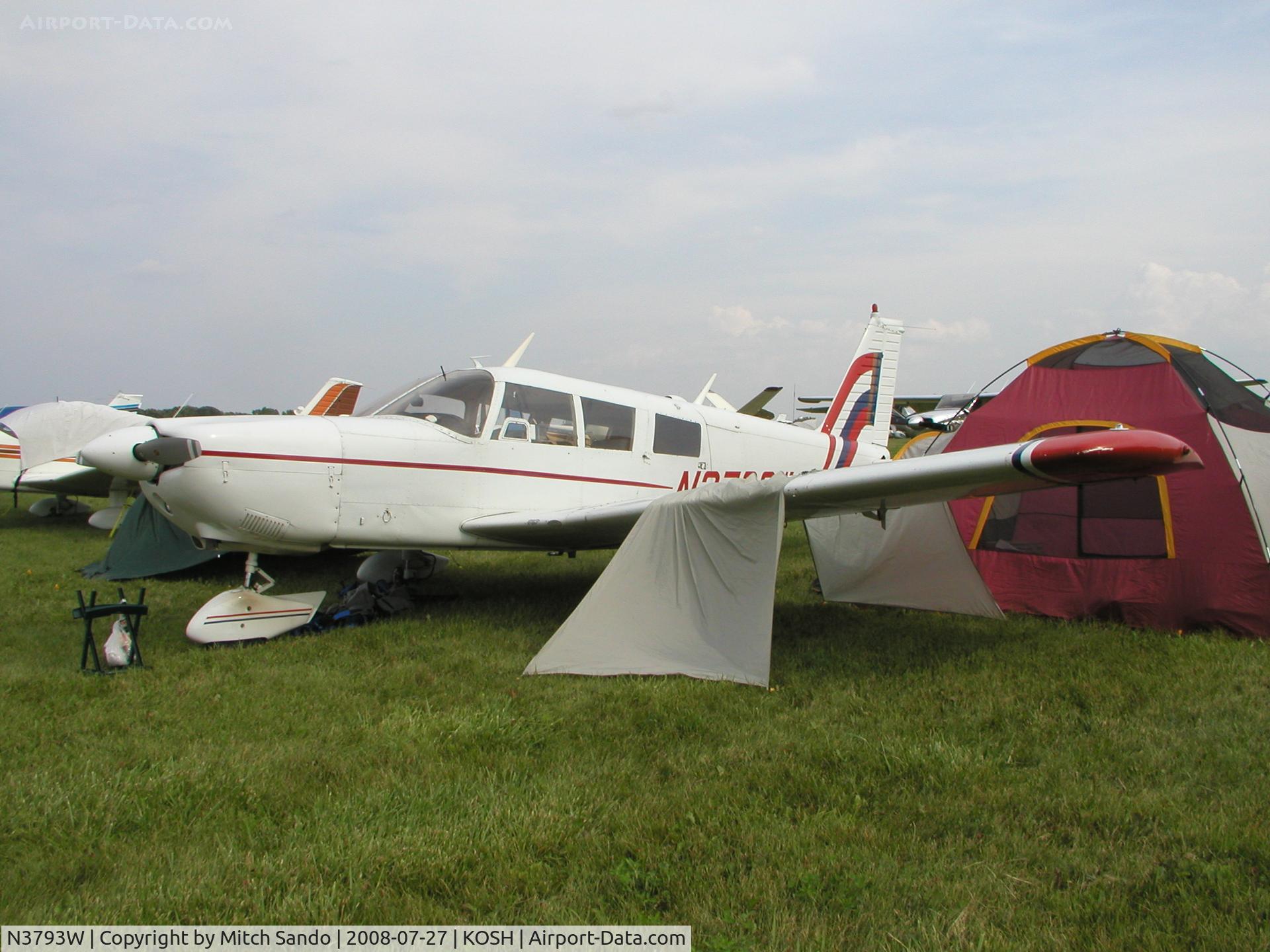 N3793W, 1966 Piper PA-32-260 Cherokee Six Cherokee Six C/N 32-720, EAA AirVenture 2008.