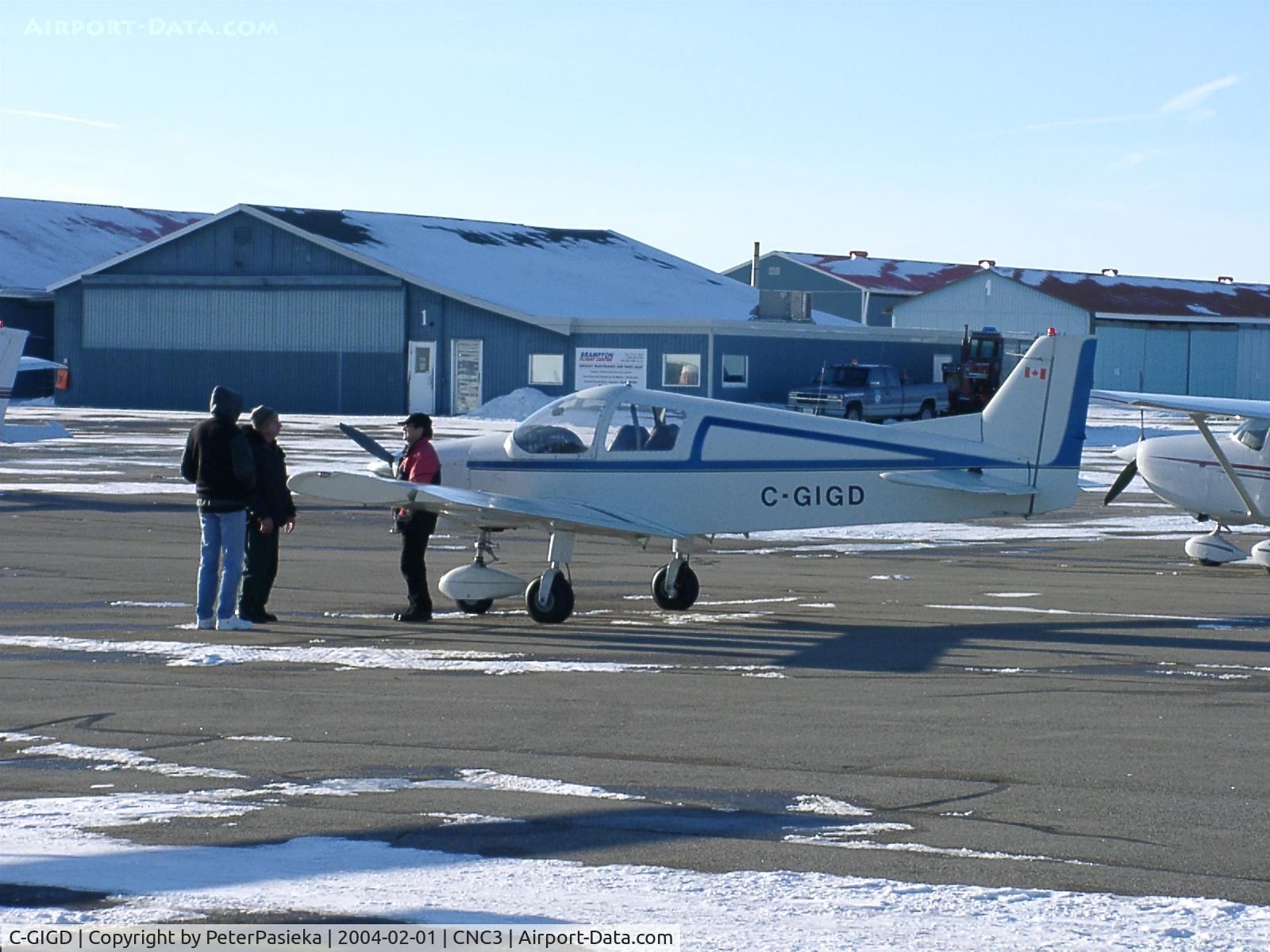 C-GIGD, 1986 Zenair CH-300 Tri-Z C/N 3-473, @ Brampton Airport