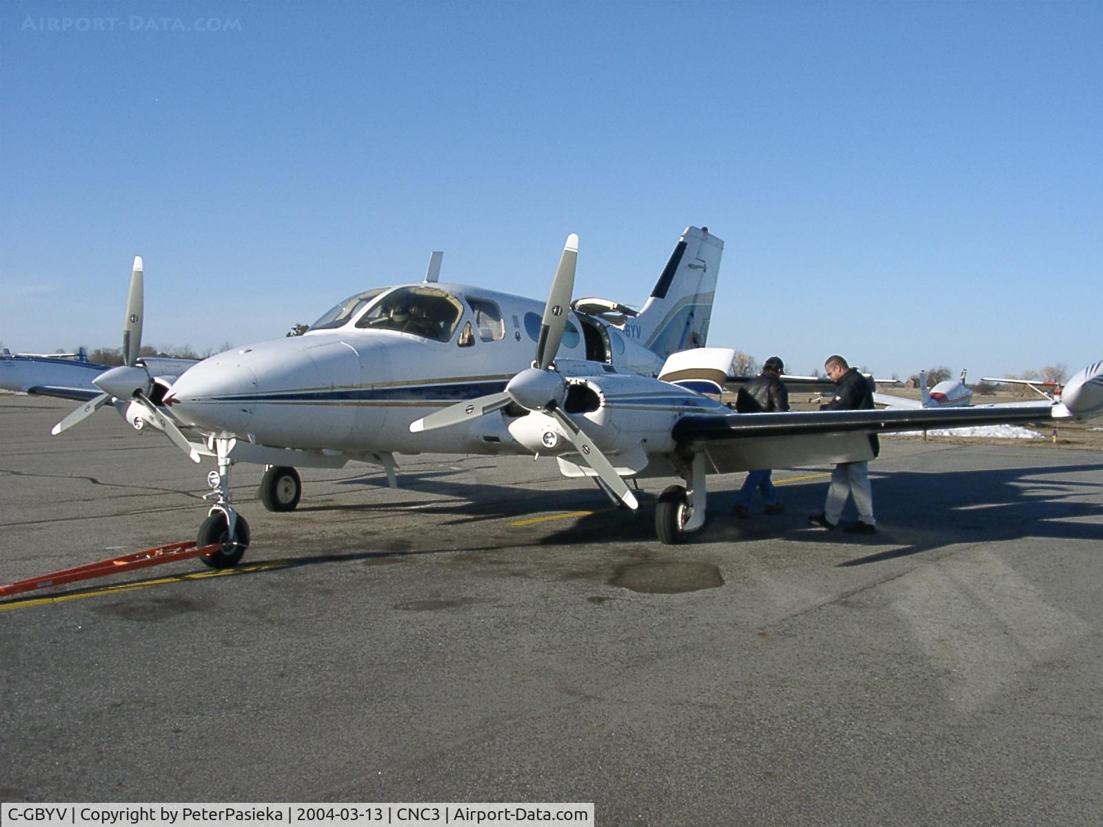 C-GBYV, 1969 Cessna 421A Golden Eagle C/N 421A0072, @ Brampton Airport