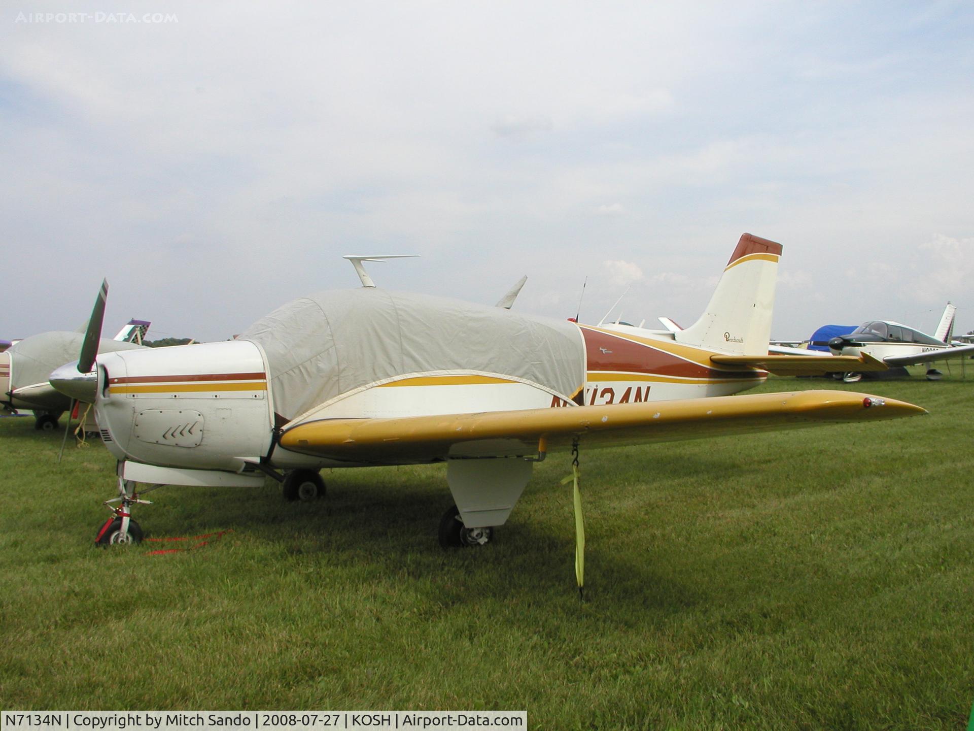 N7134N, 1967 Beech E33 Bonanza C/N CD-1138, EAA AirVenture 2008.