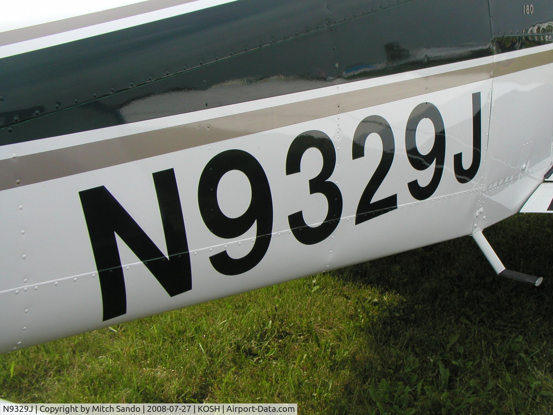 N9329J, 1966 Piper PA-28-180 Cherokee C/N 28-3423, EAA AirVenture 2008.