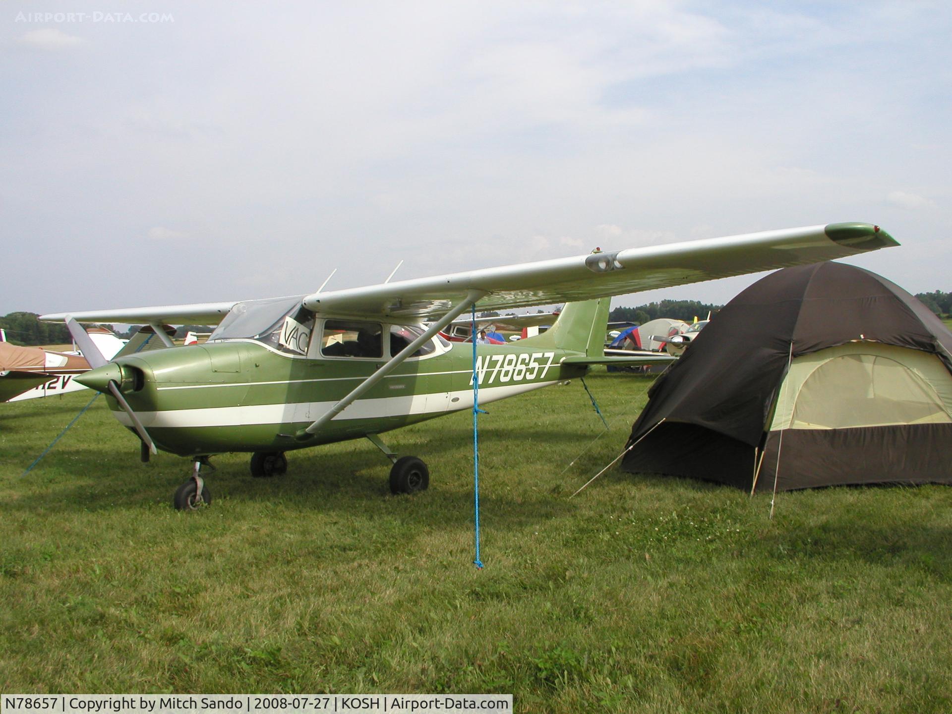 N78657, 1968 Cessna 172K Skyhawk C/N 17257707, EAA AirVenture 2008.