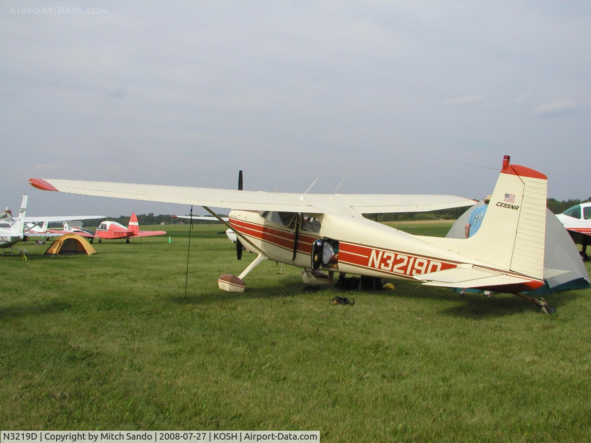 N3219D, 1955 Cessna 180 C/N 32017, EAA AirVenture 2008.