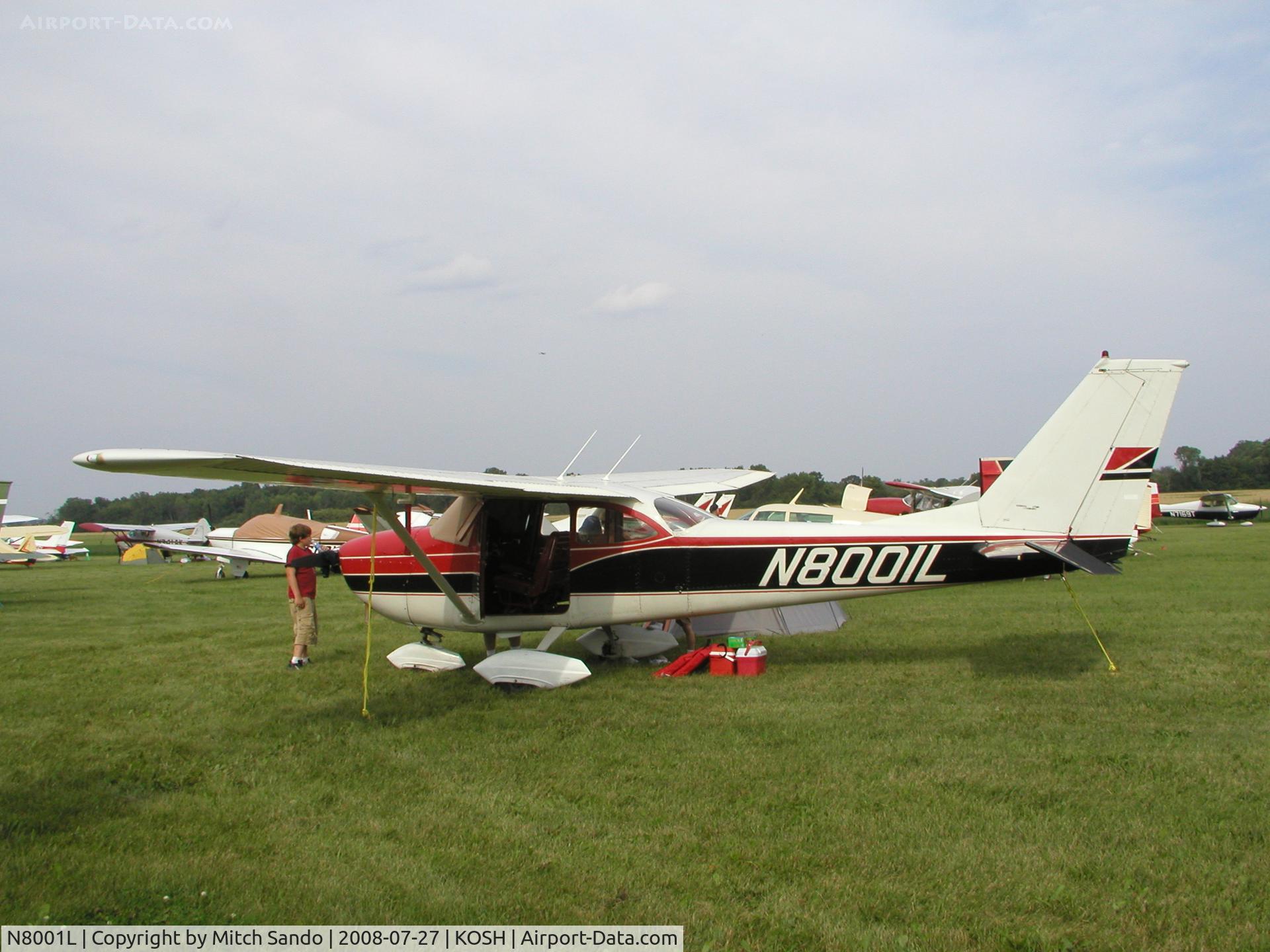 N8001L, 1967 Cessna 172H C/N 17256201, EAA AirVenture 2008.