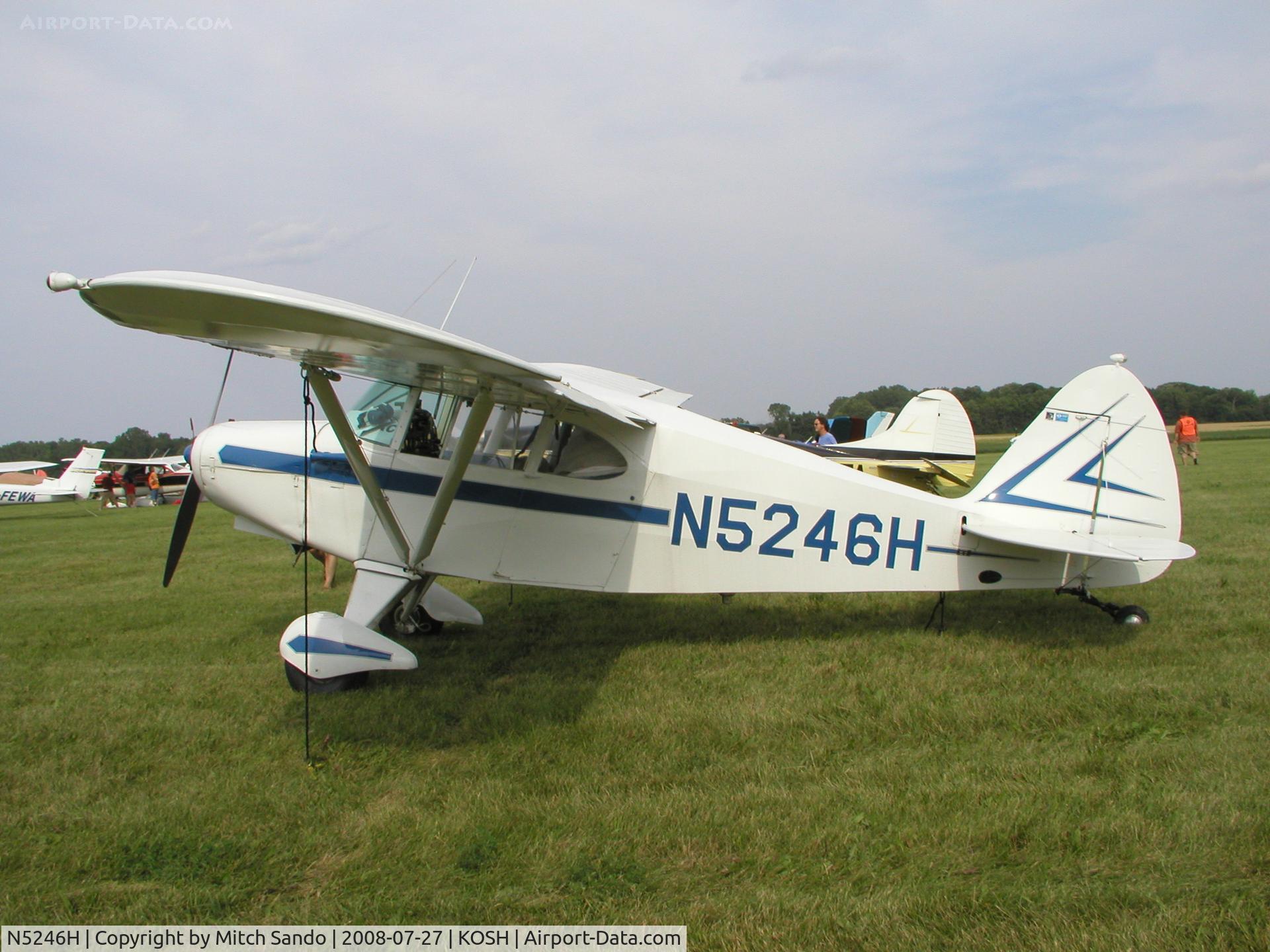 N5246H, 1949 Piper PA-16 Clipper C/N 16-50, EAA AirVenture 2008.