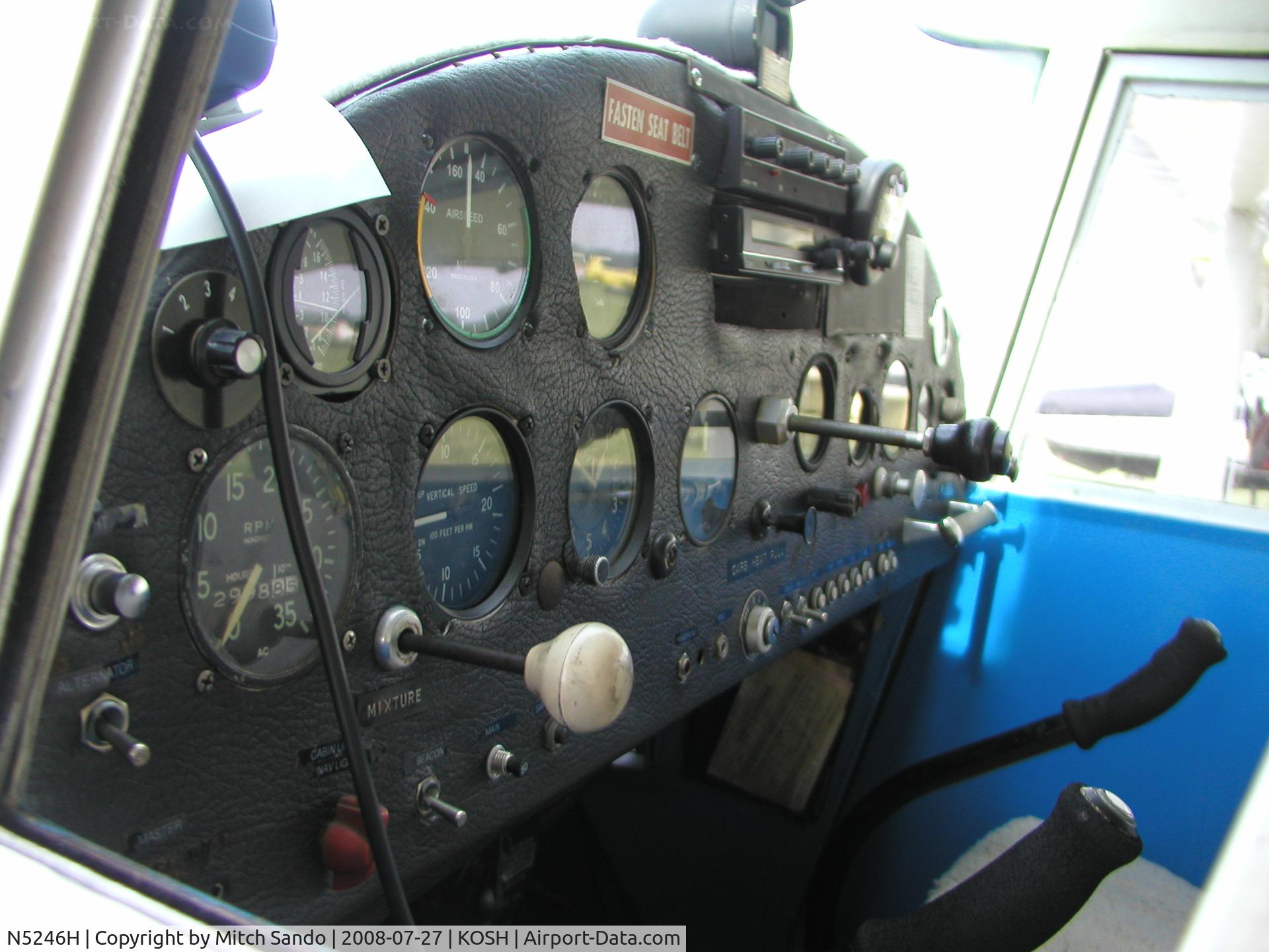 N5246H, 1949 Piper PA-16 Clipper C/N 16-50, EAA AirVenture 2008.