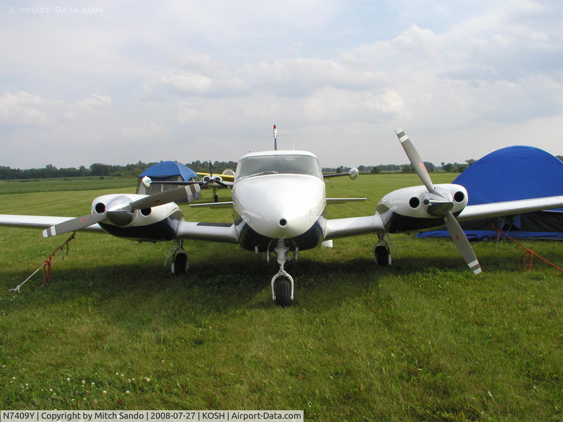 N7409Y, 1964 Piper PA-30 Twin Comanche Twin Comanche C/N 30-470, EAA AirVenture 2008.