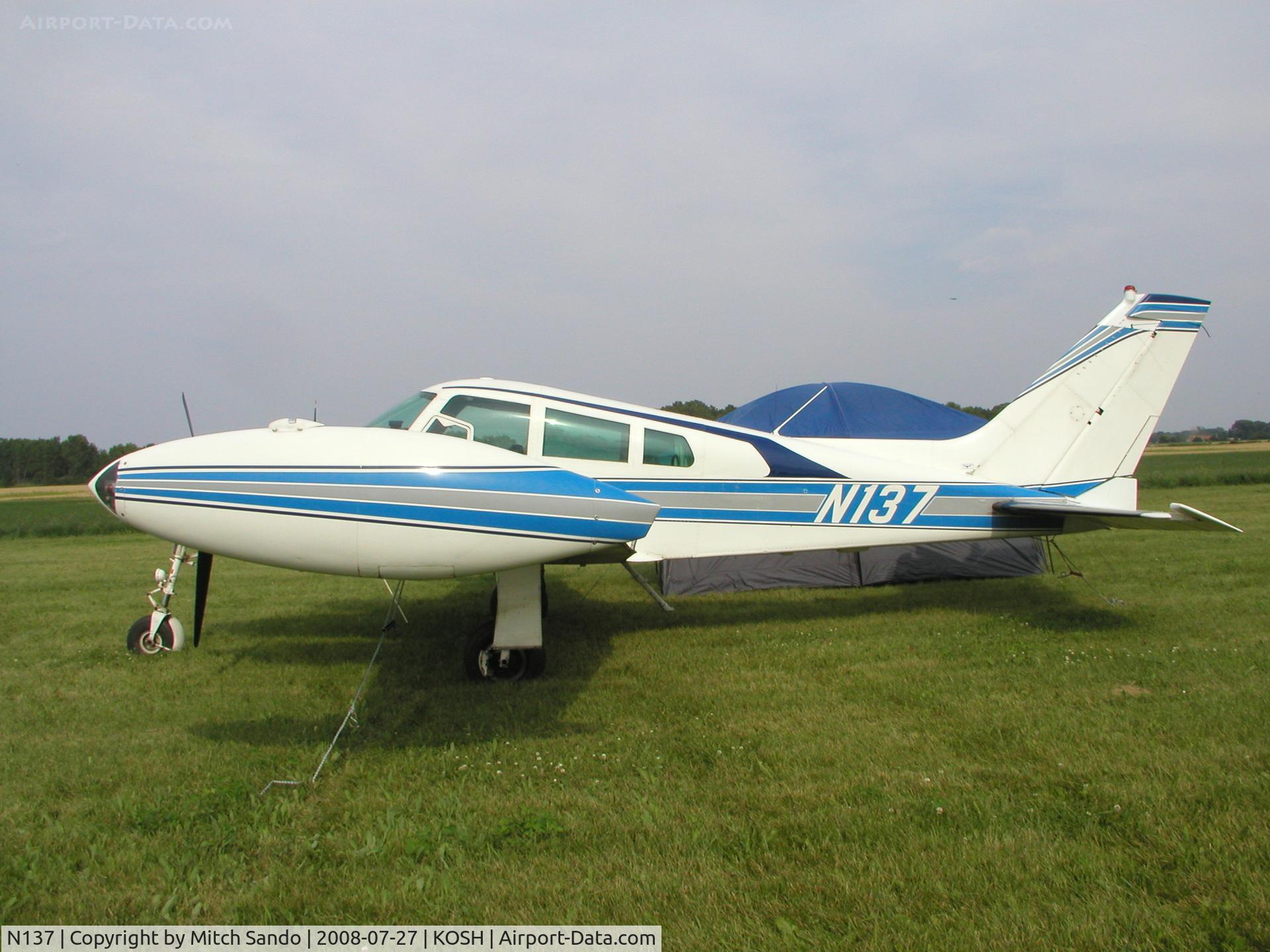 N137, 1960 Cessna 310F C/N 310-0028, EAA AirVenture 2008.
