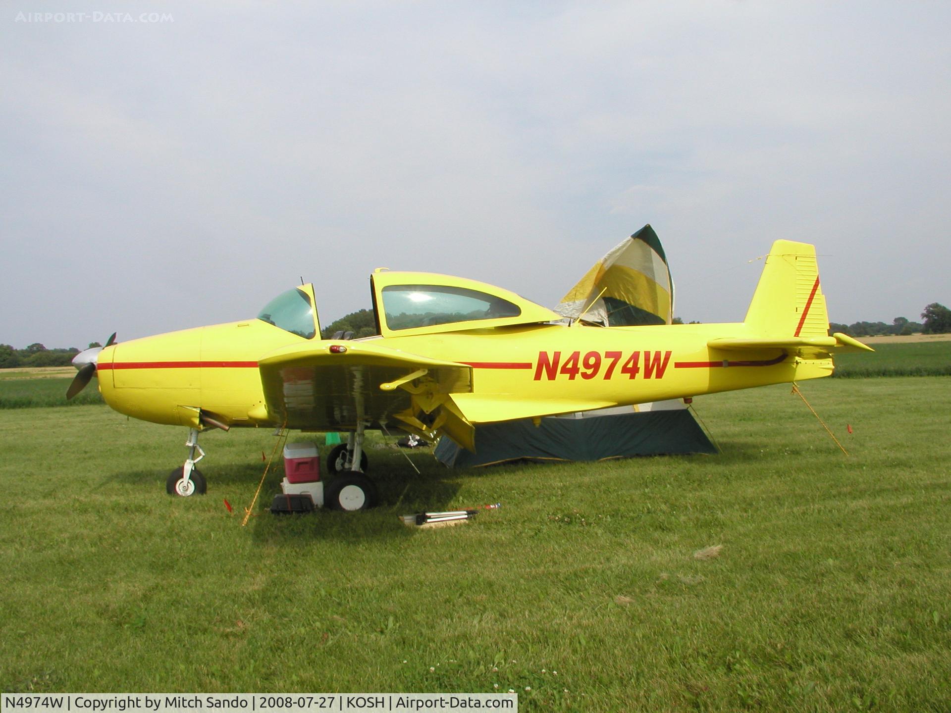 N4974W, Ryan Navion C/N NAV-4-1322, EAA AirVenture 2008.