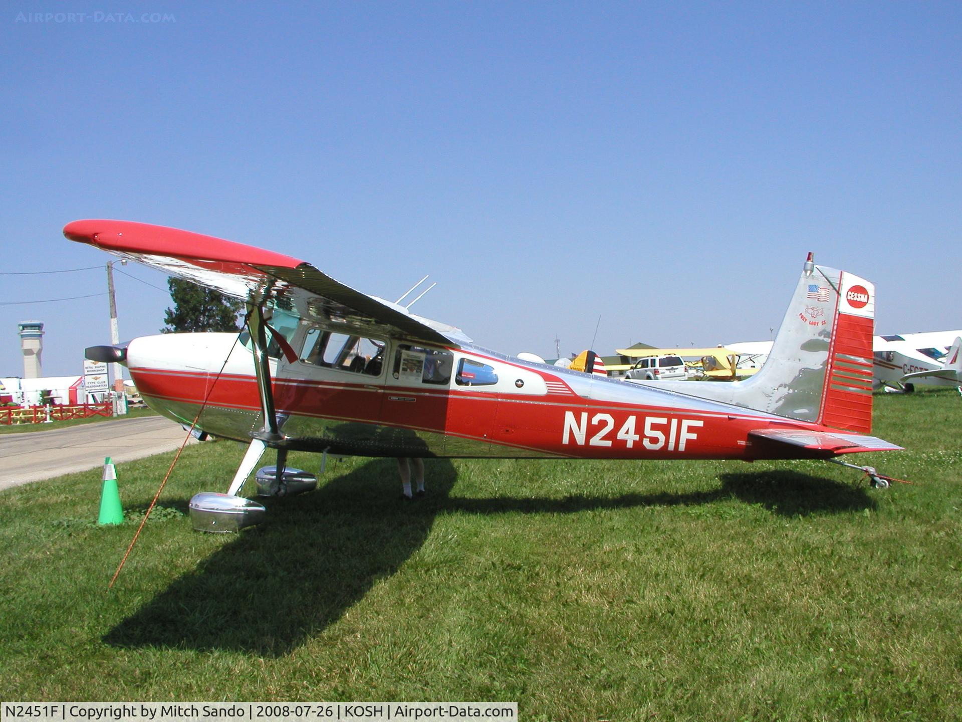 N2451F, 1965 Cessna 180H Skywagon C/N 18051652, EAA AirVenture 2008.