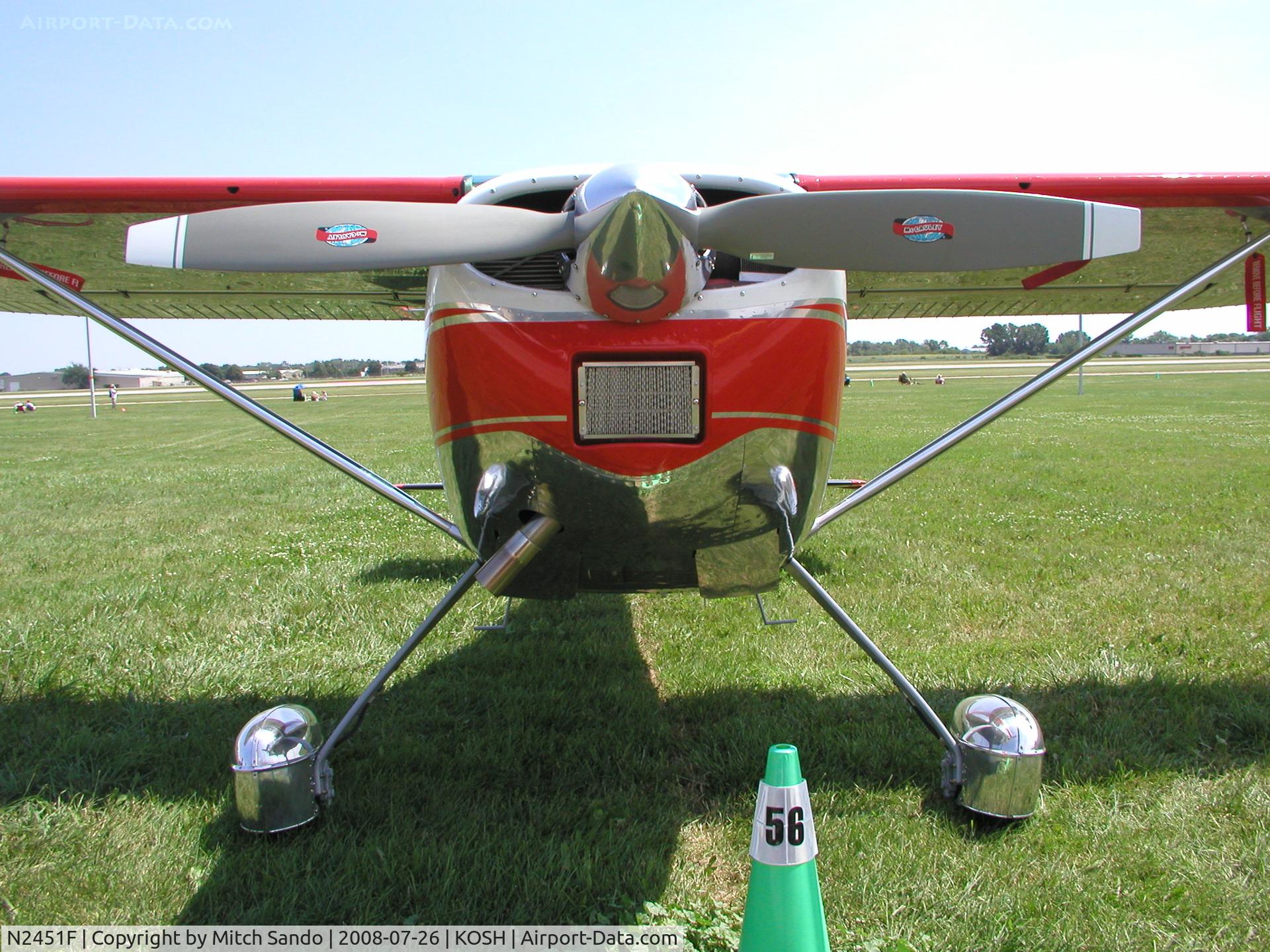 N2451F, 1965 Cessna 180H Skywagon C/N 18051652, EAA AirVenture 2008.