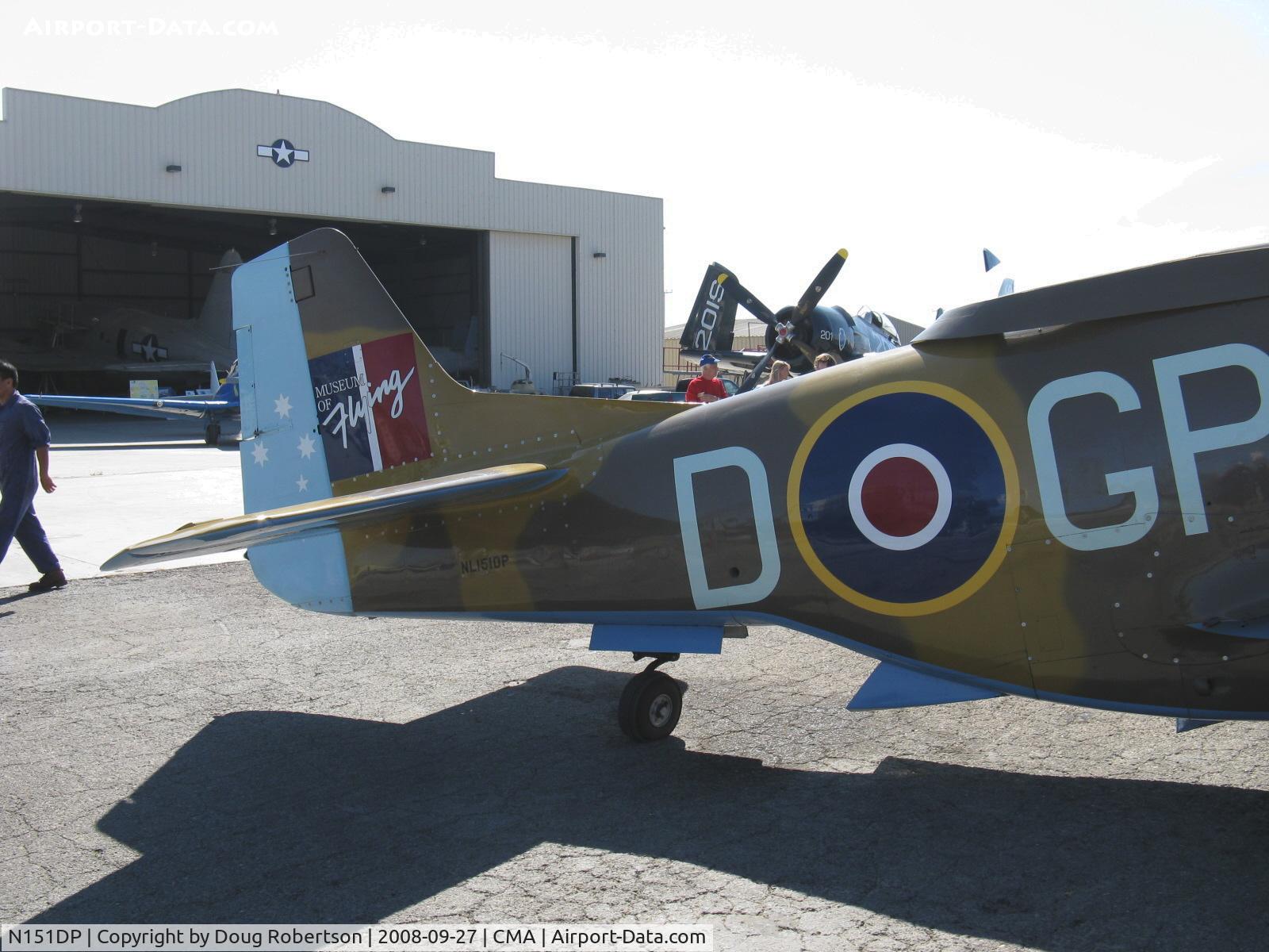 N151DP, 1944 North American P-51C Mustang C/N 111-28888, 1944 North American/Aero Classics P-51D MUSTANG, Rolls Royce V-1650-7 MERLIN 1,490 Hp, of Museum of Flying. Limited class