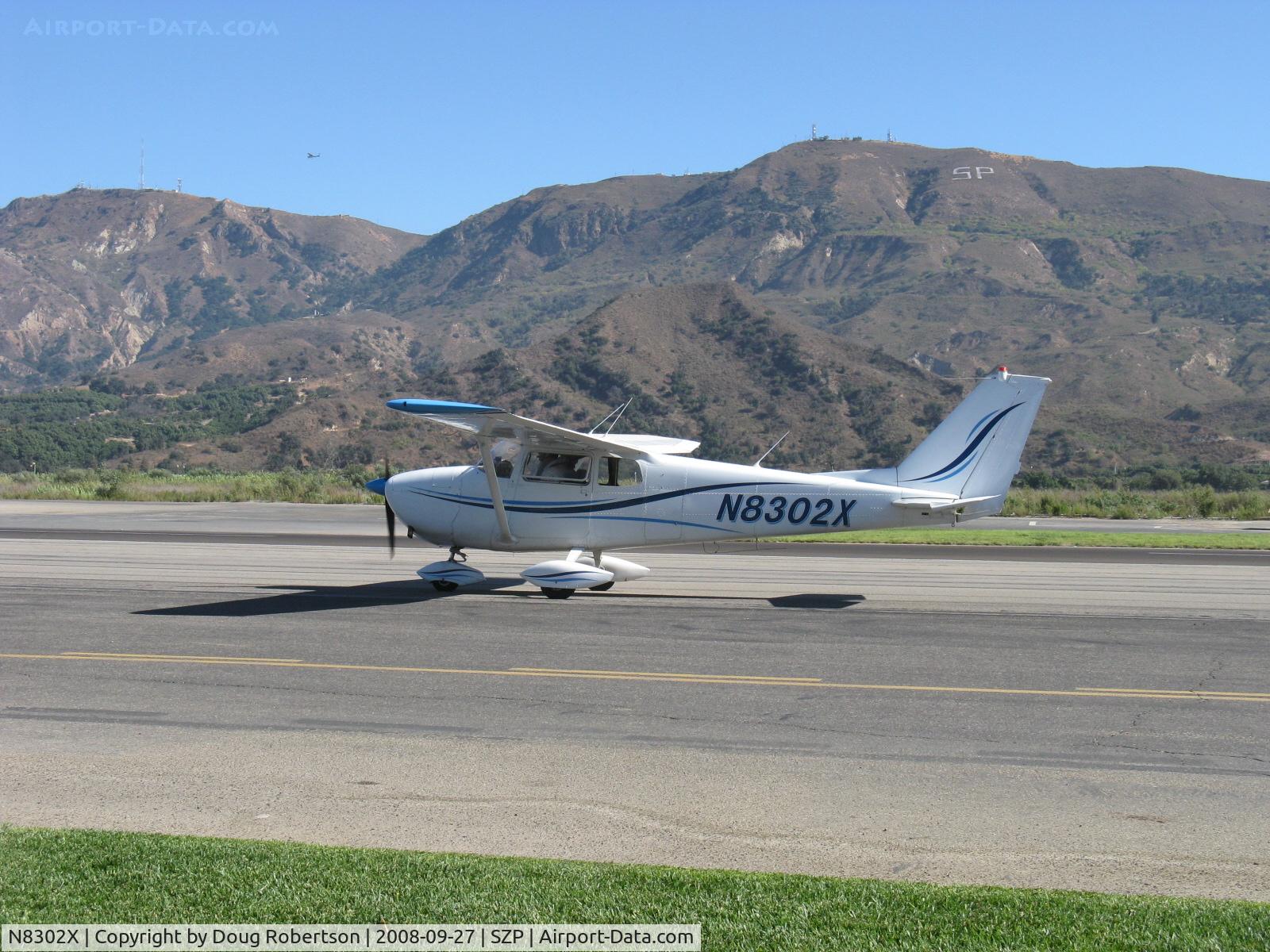 N8302X, 1961 Cessna 172C C/N 17248802, 1961 Cessna 172C, Continental O-300 145 Hp, taxi to Rwy 22