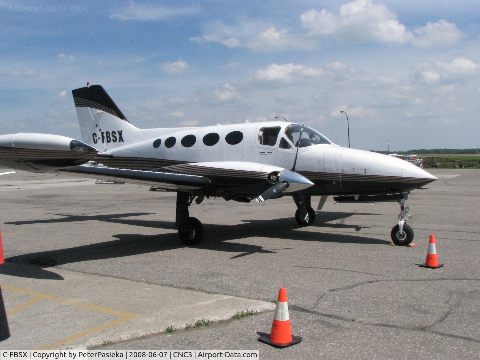 C-FBSX, 1975 Cessna 414 Chancellor C/N 414-0609, @ Brampton Airport