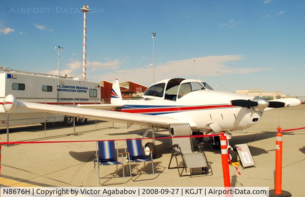 N8676H, 1947 North American NAVION C/N NAV-4-676, At Grand Junction Airshow. 