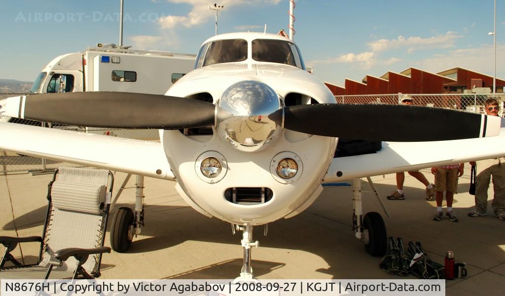 N8676H, 1947 North American NAVION C/N NAV-4-676, At Grand Junction Airshow.