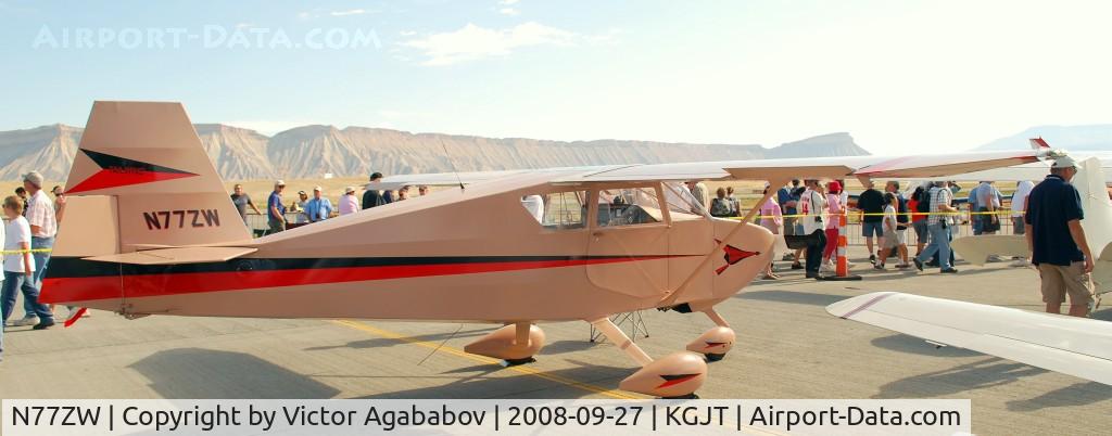 N77ZW, 2007 Wittman W-10 Tailwind C/N 1039, At Grand Junction Airshow.
