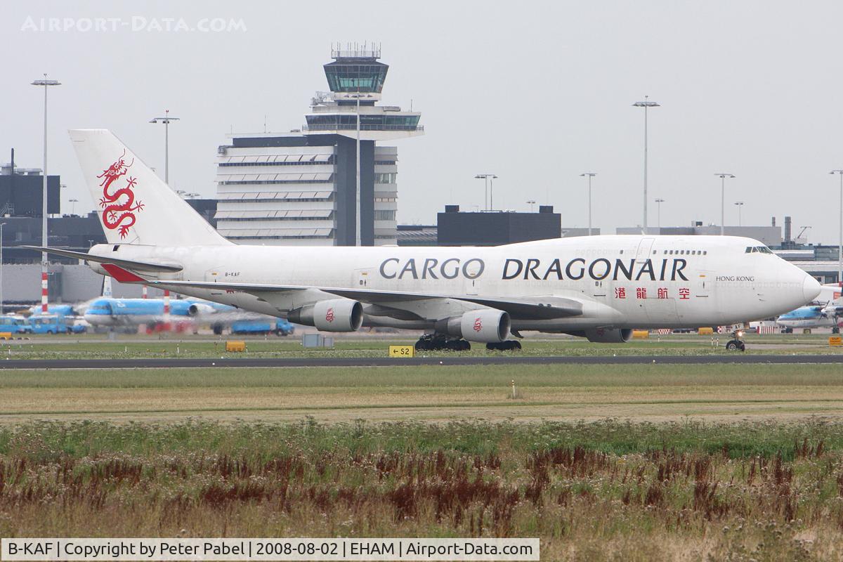 B-KAF, 1992 Boeing 747-412 C/N 26547, AMS Trip