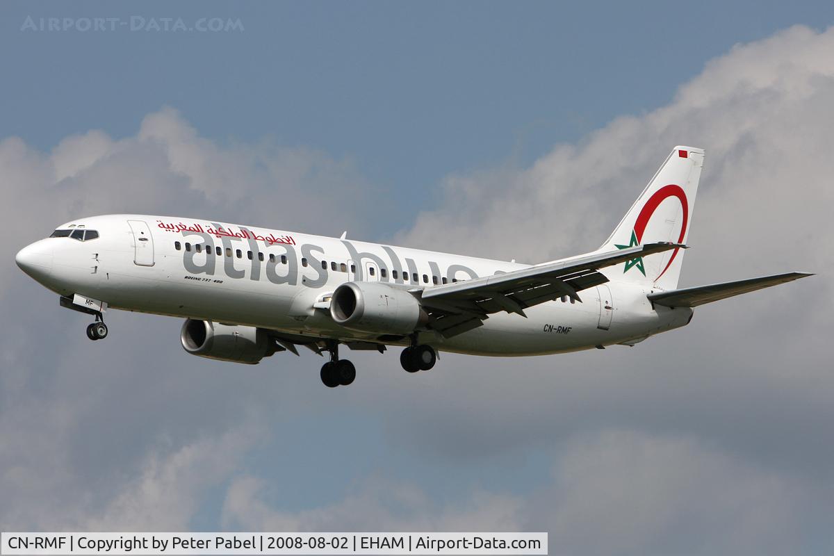 CN-RMF, 1990 Boeing 737-4B6 C/N 24807, AMS Trip