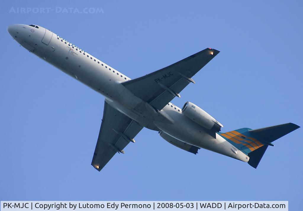 PK-MJC, 1993 Fokker 100 (F-28-0100) C/N 11463, Merpati Nusantara