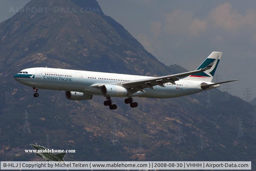 B-HLJ, 1992 Airbus A330-342 C/N 012, Cathay Pacific