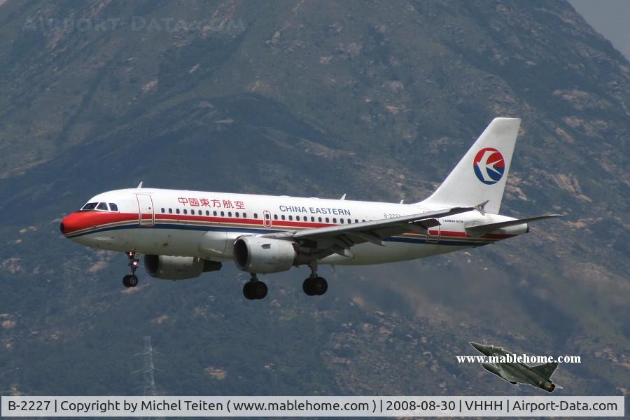 B-2227, 2002 Airbus A319-112 C/N 1778, China Eastern Airlines