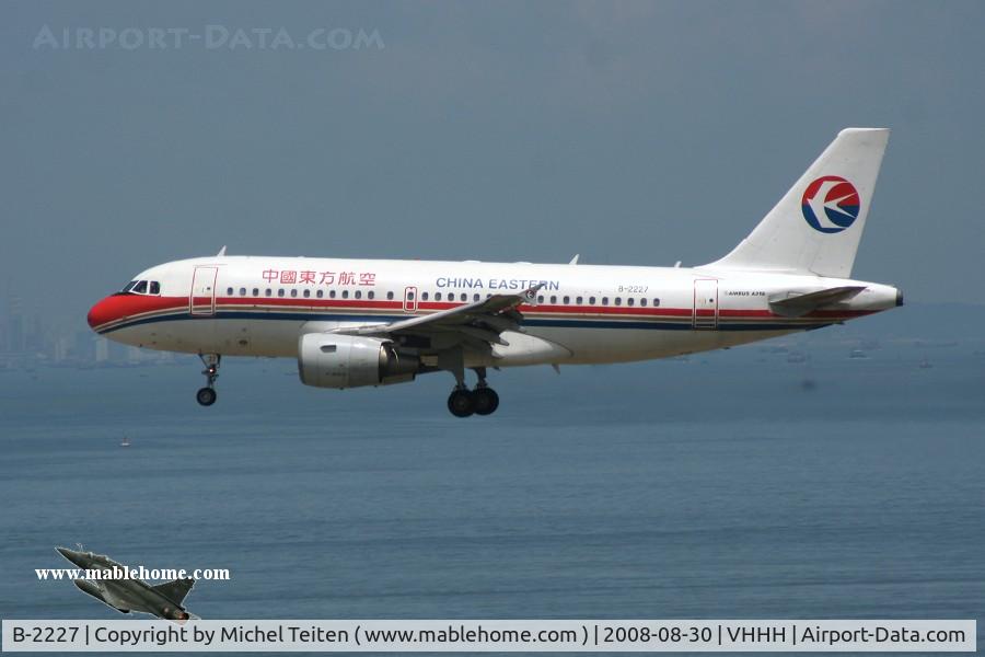 B-2227, 2002 Airbus A319-112 C/N 1778, China Eastern Airlines