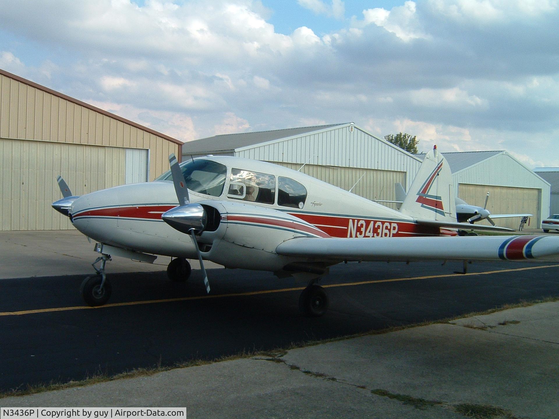N3436P, 1958 Piper PA-23-160 Apache C/N 23-1403, PA-23-160 Apache