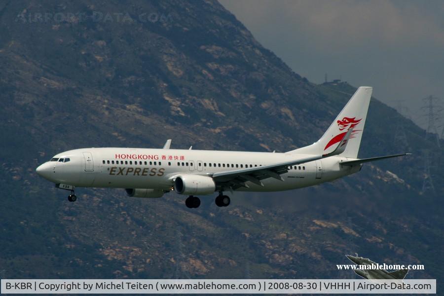 B-KBR, 2008 Boeing 737-8Q8 C/N 35276, HongKong Express