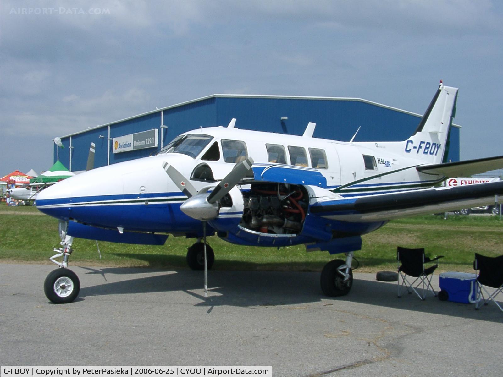 C-FBOY, 1968 Beech A65 Queen Air C/N LC 302, @ Oshawa Airport