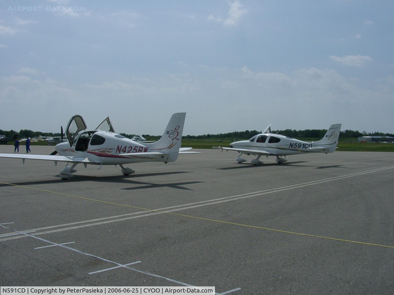 N591CD, 2006 Cirrus SR22 C/N 1816, @ Oshawa Airport