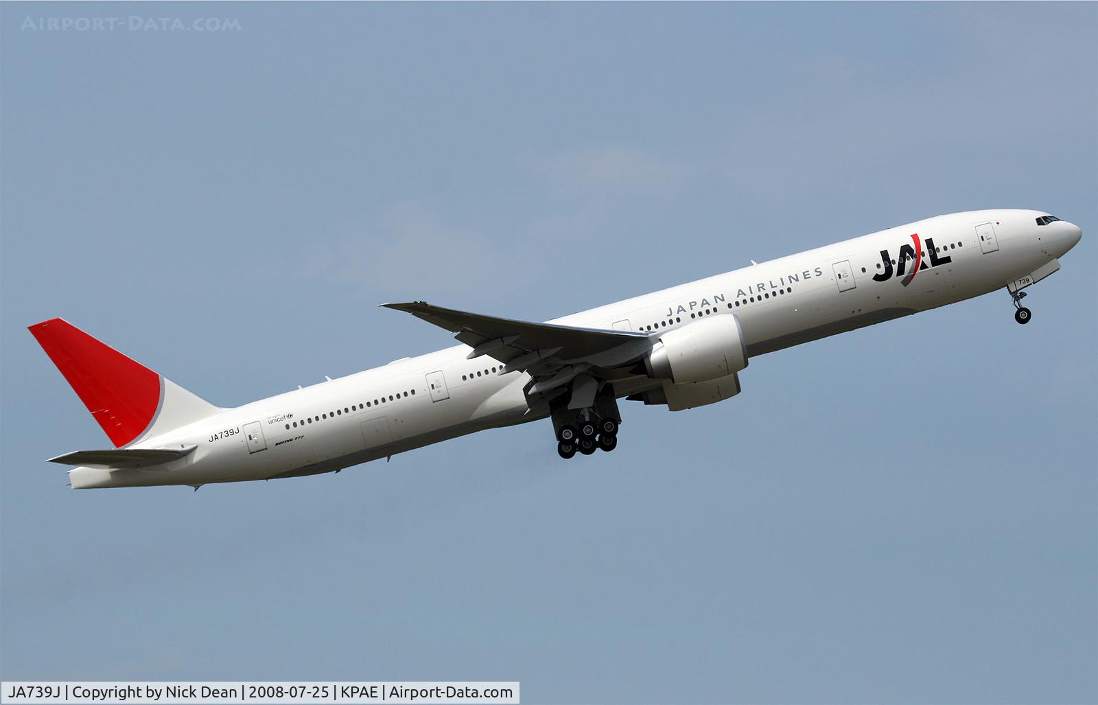 JA739J, 2008 Boeing 777-346/ER C/N 37437, /