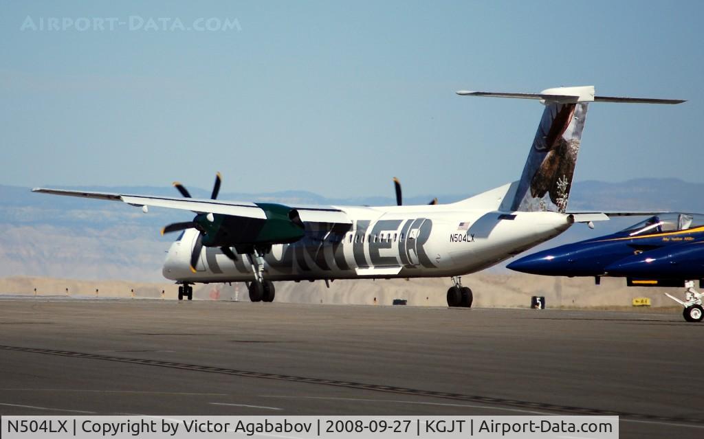 N504LX, 2007 Bombardier DHC-8-402 Dash 8 C/N 4172, At Grand Junction Airshow
