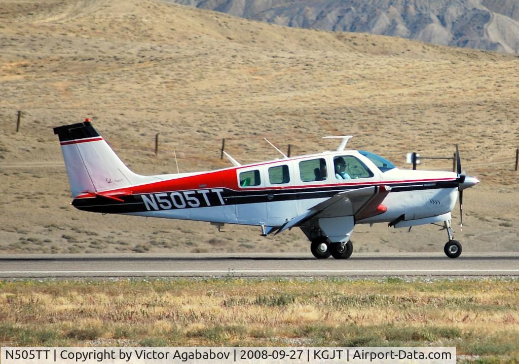 N505TT, 1972 Beech A36 Bonanza 36 C/N E-376, At Grand Junction Airshow (F-15)
