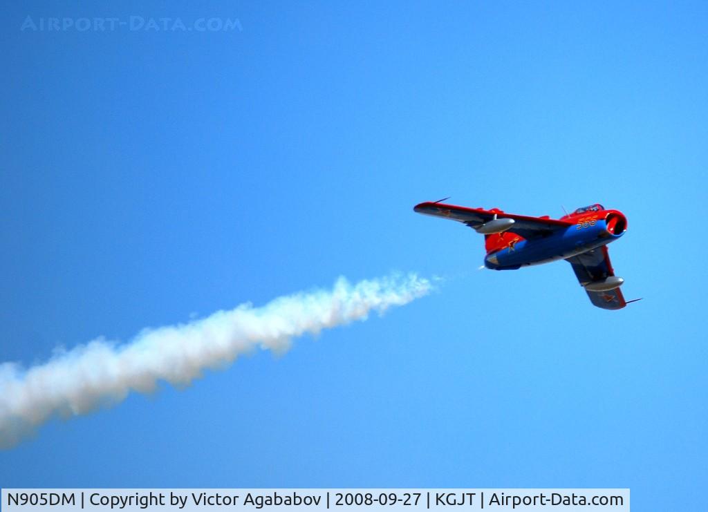 N905DM, 1977 Mikoyan-Gurevich MIG-17T C/N 551604, At Grand Junction Airshow