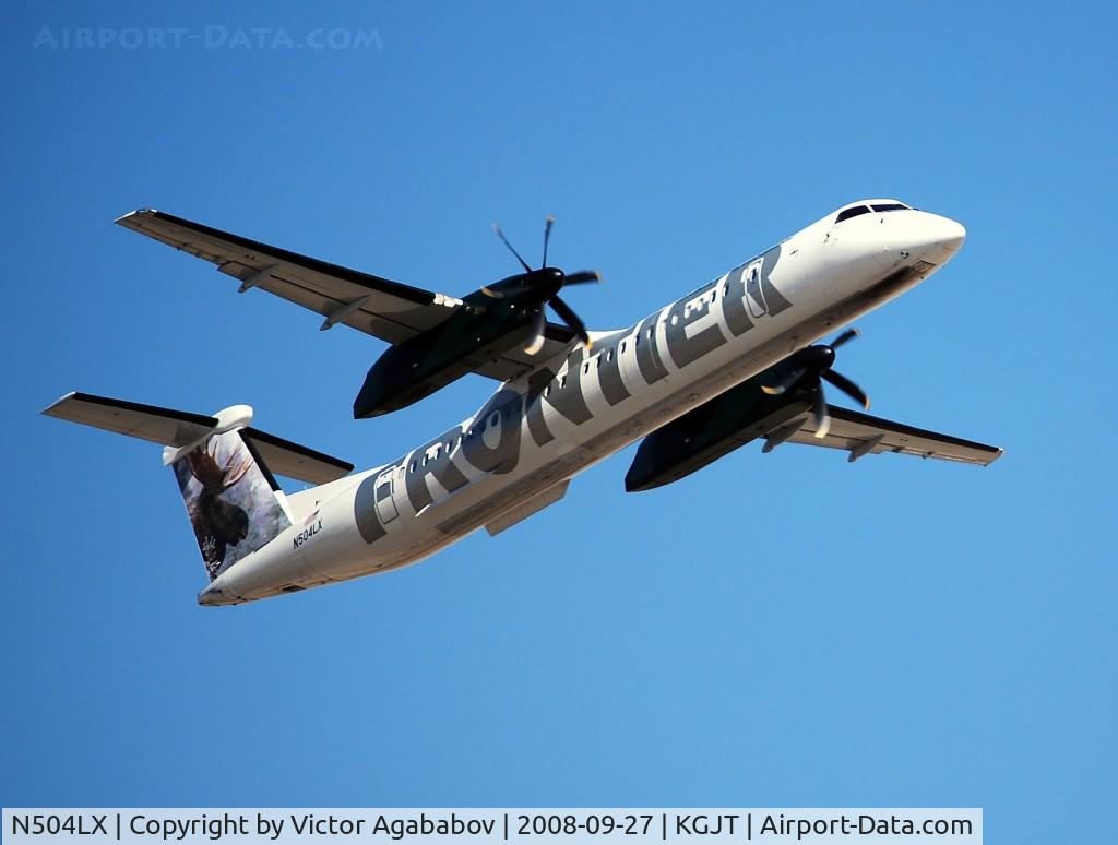 N504LX, 2007 Bombardier DHC-8-402 Dash 8 C/N 4172, At Grand Junction Airshow